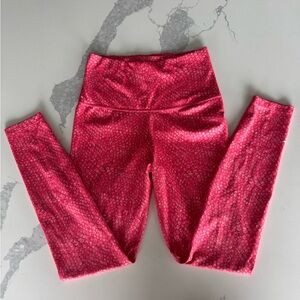 Nike Pink Shimmer Leggings High Waist Performance (NEW)